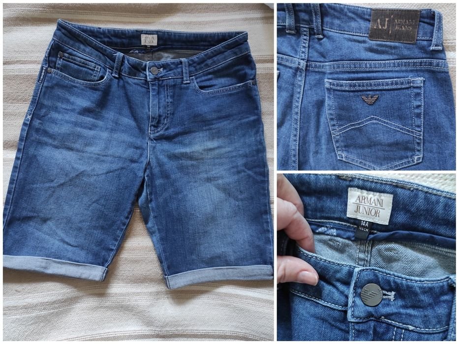 Женские Armani Jeans Шорты Синие