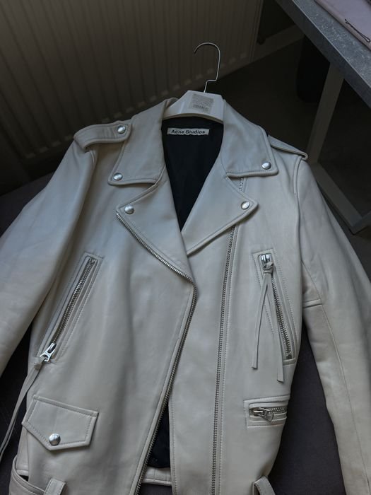 Uomo Acne Studios Giacca Beige Pelle 38