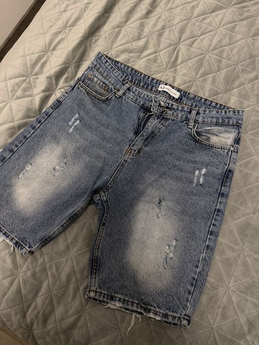 Женские Armani Exchange Шорты Тёмно-синие