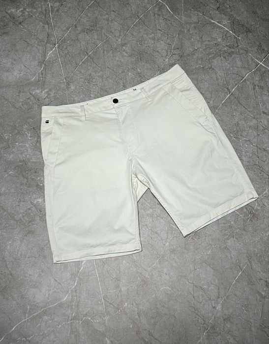 Herren Hugo Boss Shorts Weiß Baumwolle 40