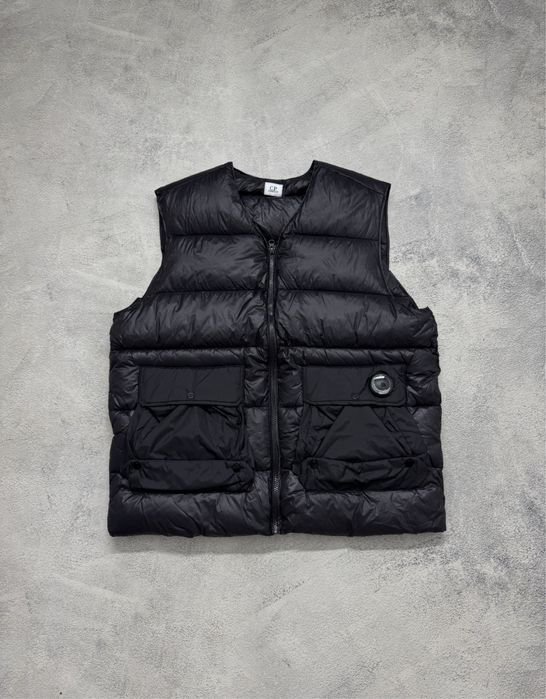 Мужской CP Company Жилетка Чёрный