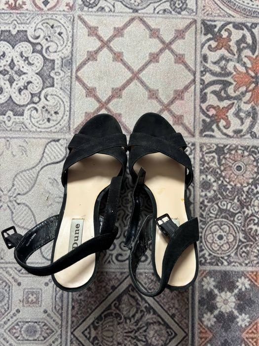 Femme Dune Talons Noir Suède 38