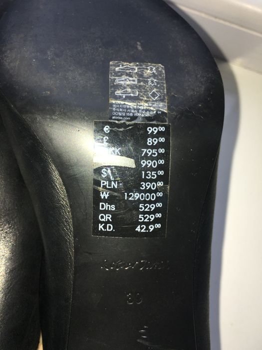 Damen Marco Tozzi Absätze Schwarz Leder 38