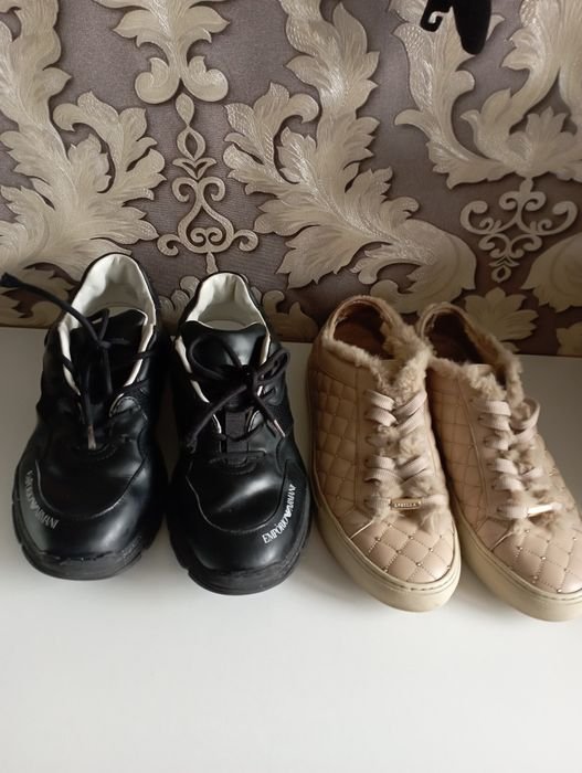 Damen Emporio Armani Uggs Braun Leder 39
