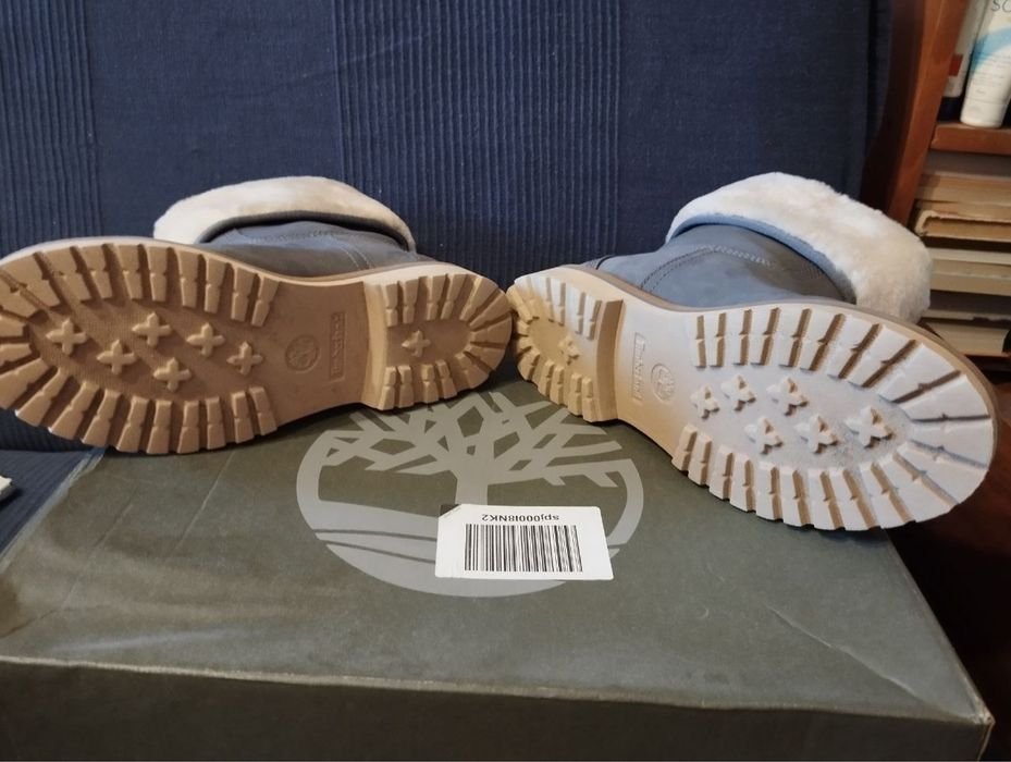 Femme Timberland Bottes Gris Nubuck 37