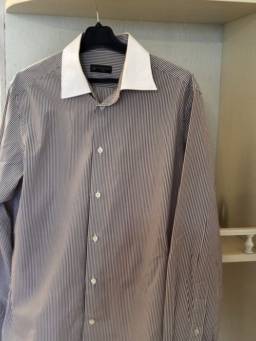 Мужской Corneliani Рубашка Різнокольоровий 42