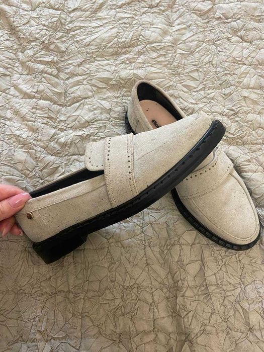 Donna Floris van Bommel Mocassini Grigio Nubuck 38