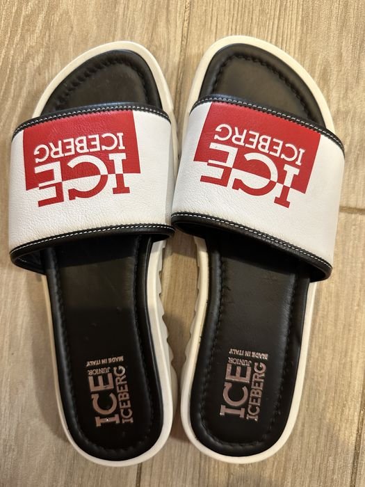 Женские Iceberg Шльопанцы Многоцветные Кожа 40