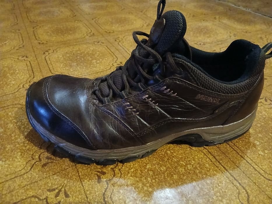 Uomo Meindl Stivali Marrone Pelle 42