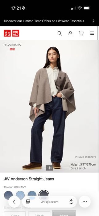 Femme JW Anderson Jeans 32x31