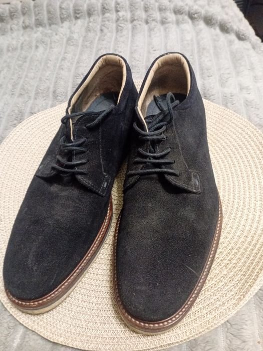 Herren Hugo Boss Absätze Schwarz Wildleder 43