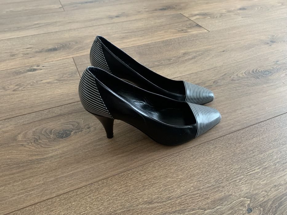 Женские Reiss Туфли Чёрные Кожа 38