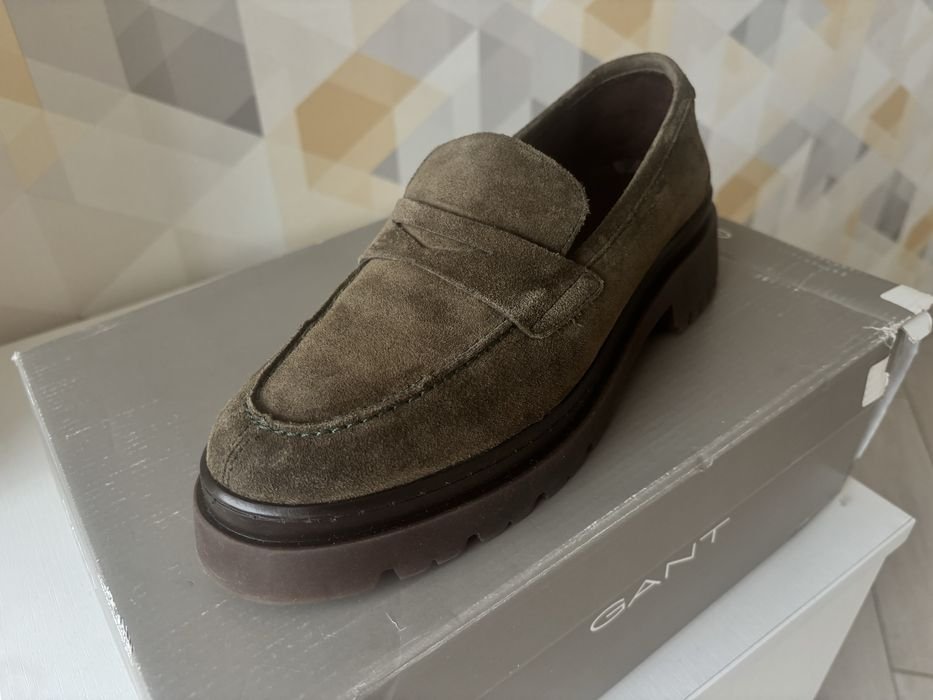 Femme Gant Mocassins Suède 40