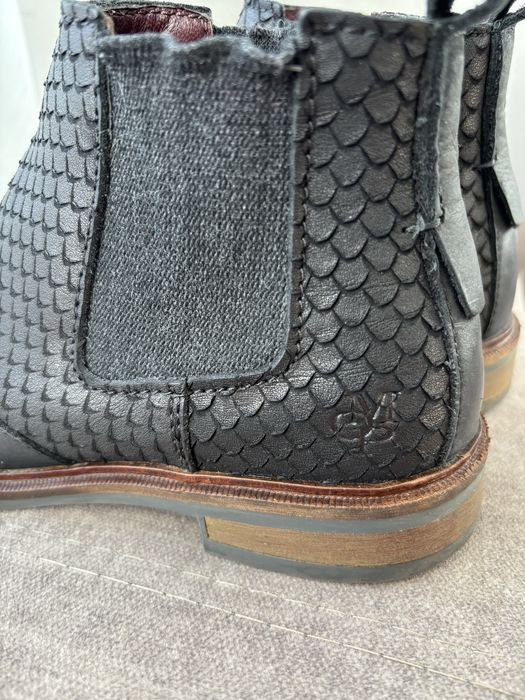 Damen Marc O'Polo Stiefel Schwarz Leder 36