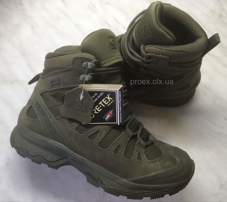 Мужские Salomon Черевики Зелёный Нубук 44