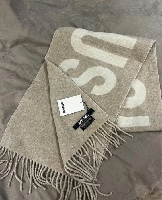 Унисекс JACQUEMUS Шарф Бежевый