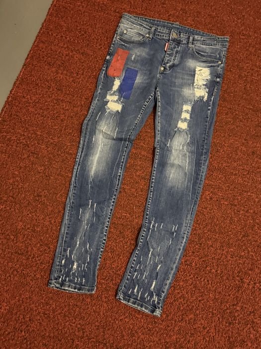 Herren Dsquared2 Jeans Mehrfarbig Denim 30