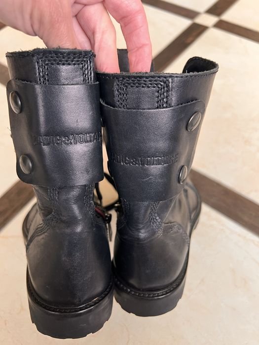 Women Zadig & Voltaire Boots Black Leather 37
