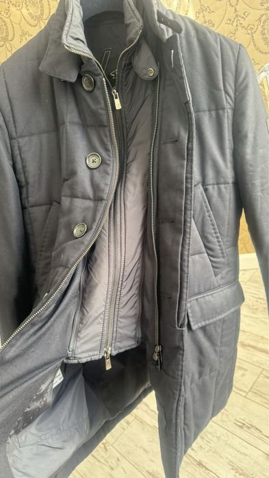 Мужской Montecore Куртка Серый Шерсть 48