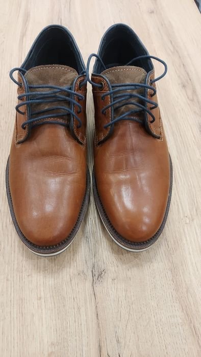 Men ECCO Heels Brown Leather 41