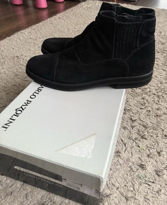 Мужские Carlo Pazolini Черевики Чёрный Замша 42