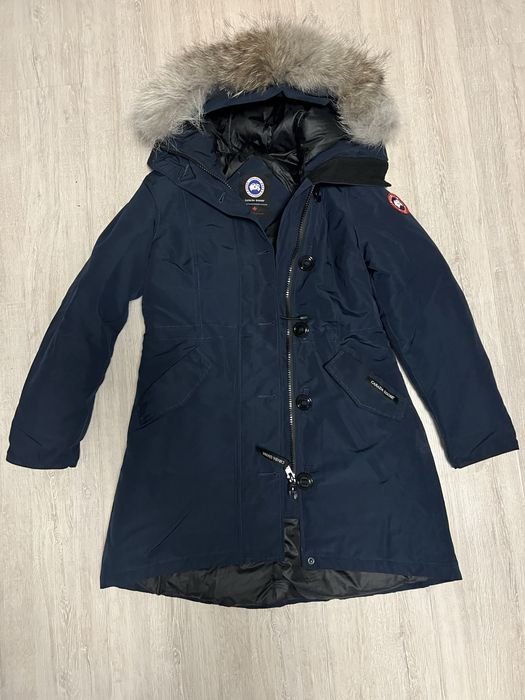 Femme Canada Goose Parka Bleu Marine 36