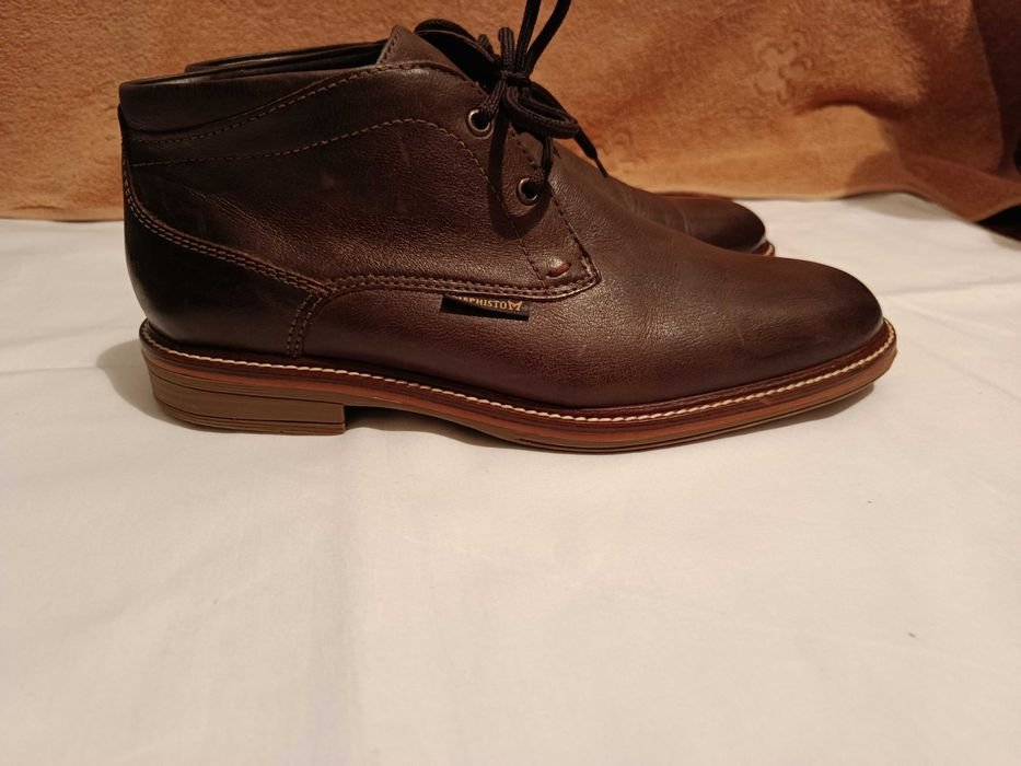 Homme Mephisto Bottes Marron Cuir 43