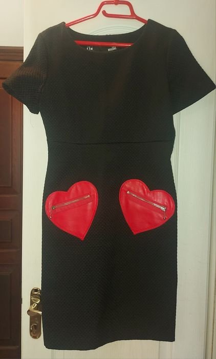 Damen Love Moschino Kleid Schwarz 36