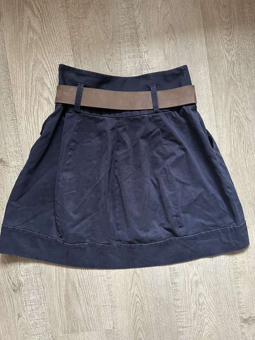Femme Peserico Jupe Bleu Marine 36