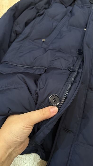 Мужской Trussardi Зимняя Куртка Синяя 38