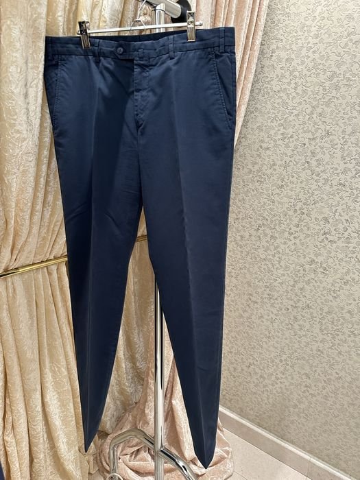 Homme Loro Piana Pantalon Bleu Marine 34