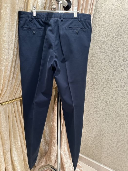 Homme Loro Piana Pantalon Bleu Marine 34