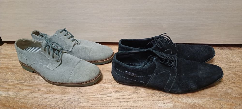 Uomo Tacchi Nero Pelle 45