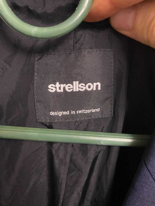 Men Strellson Blazer Navy Wool 52