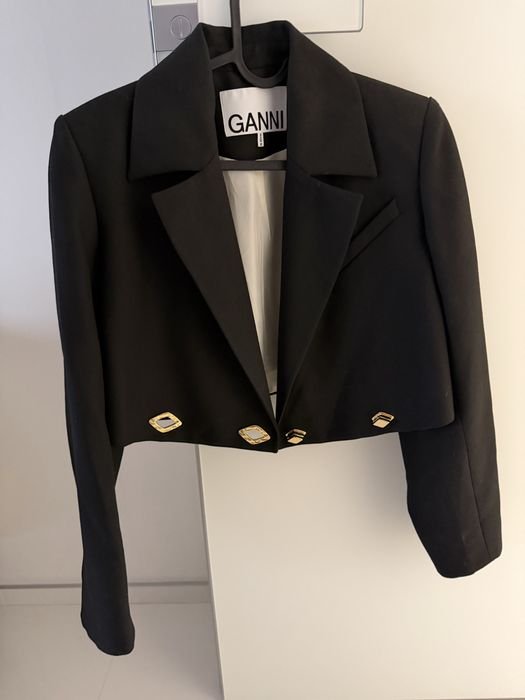 Damen GANNI Sakko Schwarz 32