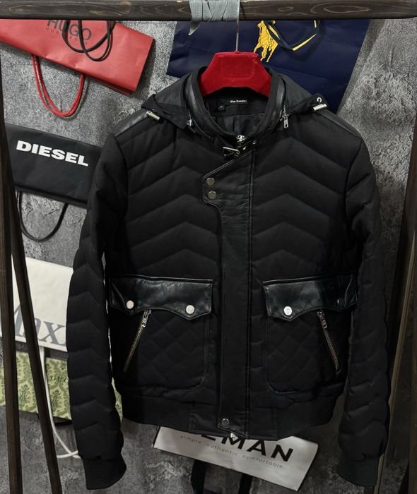 Herren The Kooples Daunenjacke Schwarz 36