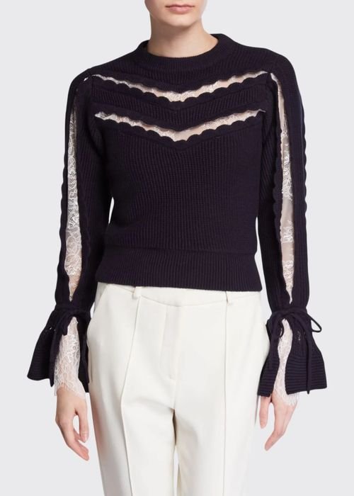 Мужской Self Portrait Светр Різнокольоровий 