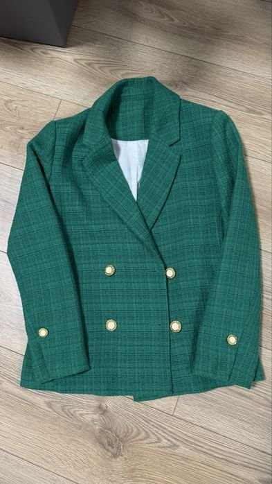 Women Sandro Paris Blazer Green 36