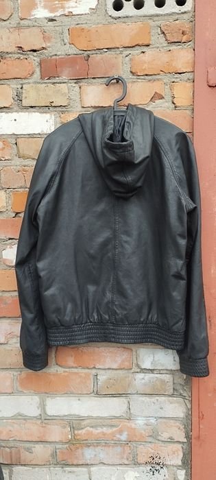 Homme Ted Baker Veste Noire Cuir M
