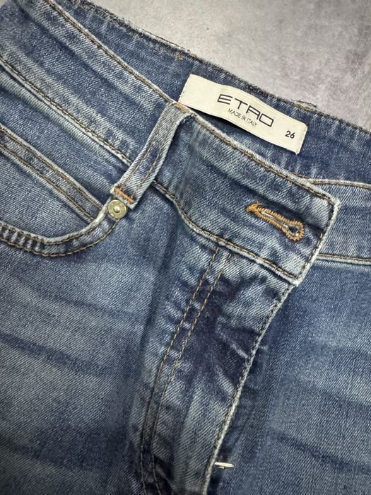 Homme ETRO Jeans Bleu Marine Tricot Autre