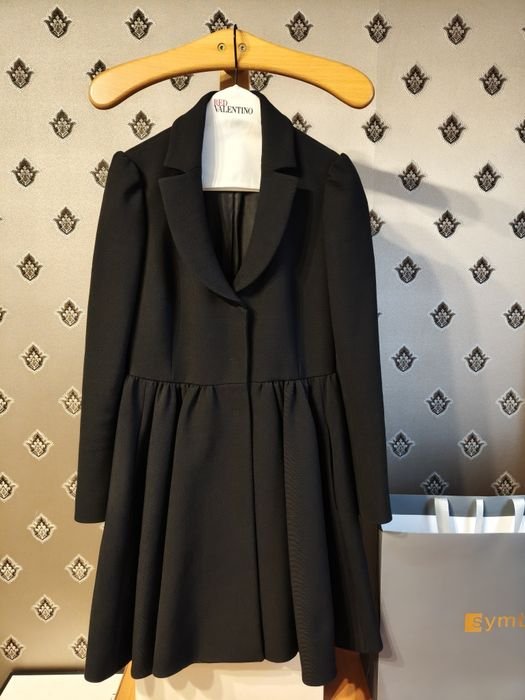 Женское Red Valentino Пальто Чёрное 36