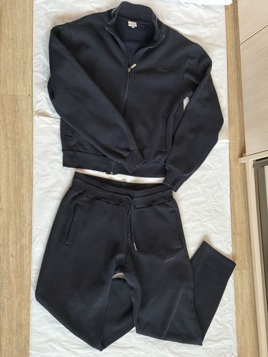 Herren Brioni Trainingsanzug Dunkelblau Stoff 38