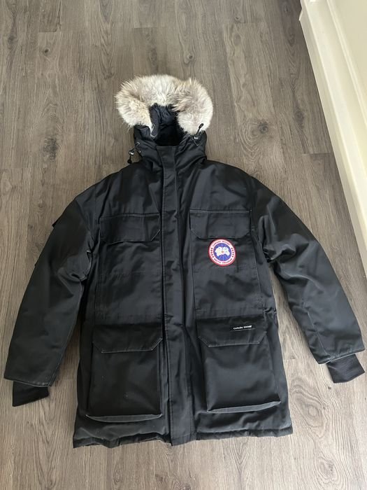 Uomo Canada Goose Parka Nero 36