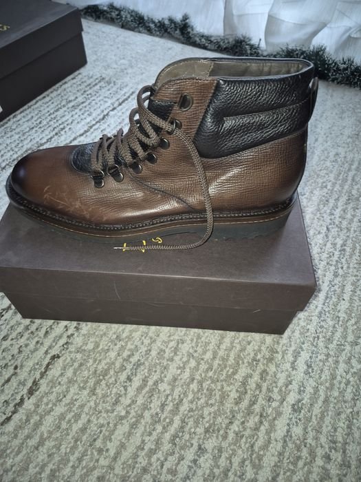 Uomo Stivali Marrone 10