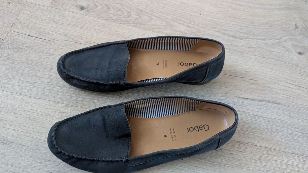 Uomo Gabor Mocassini Grigio Nubuck 43