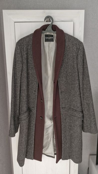 Homme Frankie Morello Manteau Gris 56