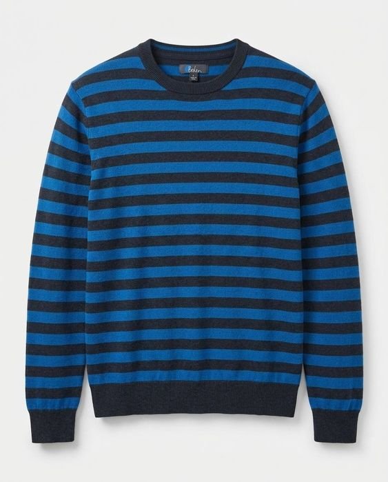 Herren Boden Pullover Blau L