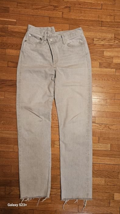 Женские Agolde Джинсы Серый 27