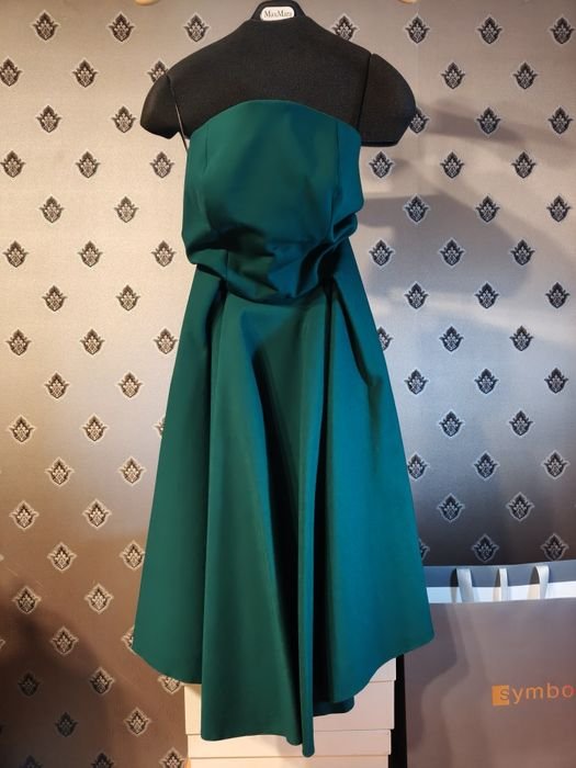 Women Designer Dress Green 36