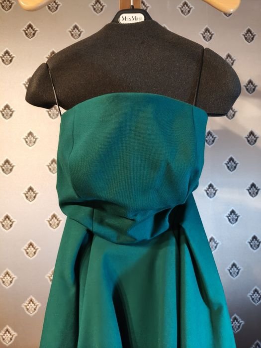 Women Designer Dress Green 36